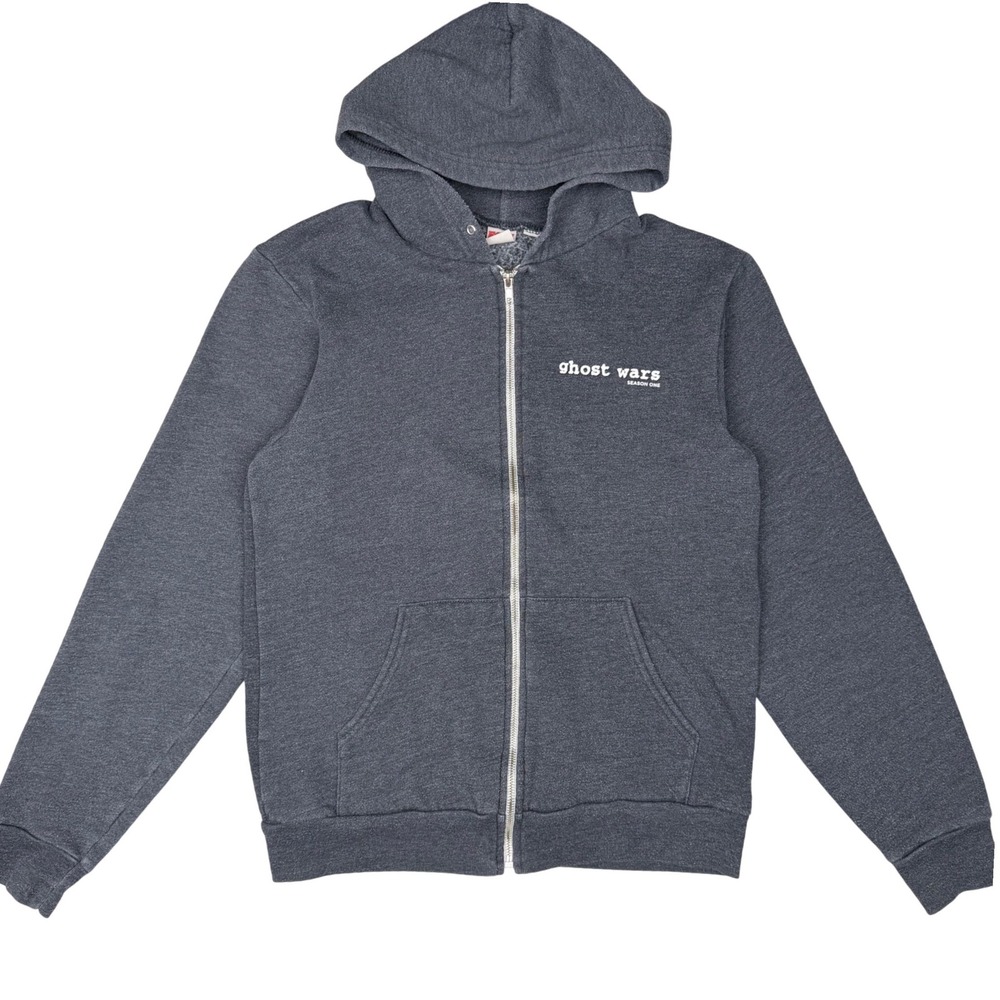 American Apparel‎ Ghost Wars Zip Hoodie Gray Promo Sci-Fi TV Show Medium